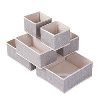 Six-Piece Of Lidless Folding Storage Box Set