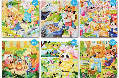 Puzzles For Young Children 1-2-3-4-5-6 years