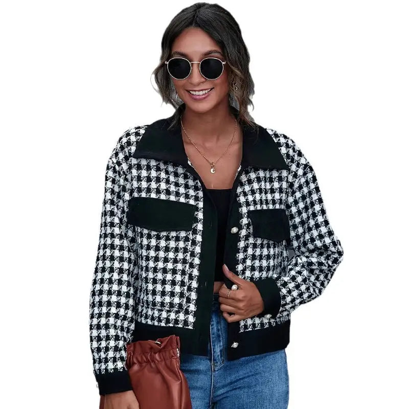 Plaid Winter Short Jacket