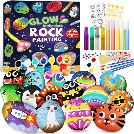 Childrens Hand-Paint Rock Craft Sets