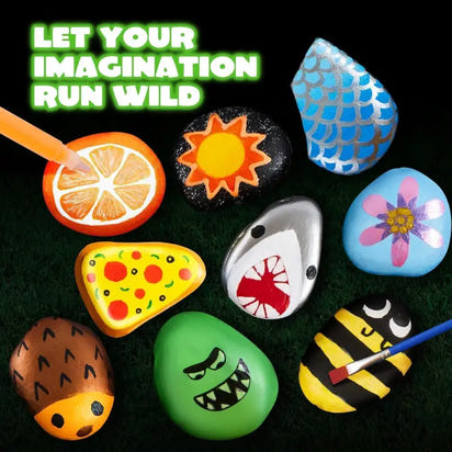 Childrens Hand-Paint Rock Craft Sets