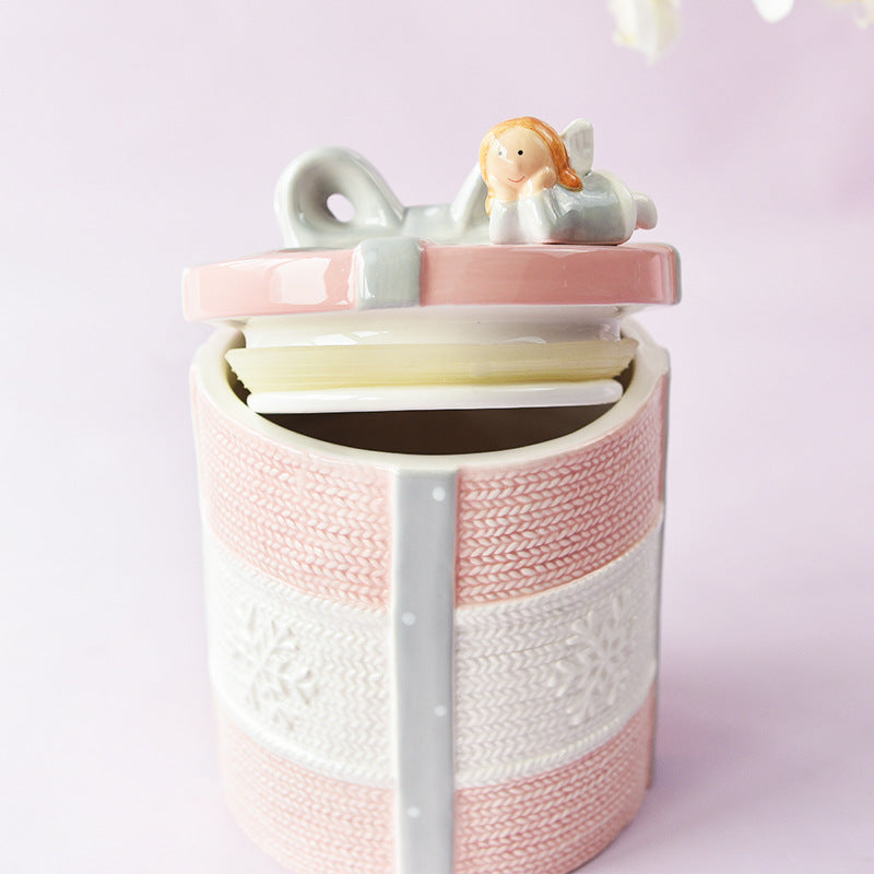 Creative Heart Bow Canister