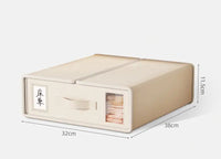 Cross-border bed sheets, four-piece storage box, laundry, blanket, duvet cover, storage box, foldable hand-held Japanese sorting box - sleek-selections