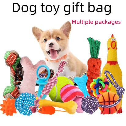 Pet Toys Dog Set Toys Vocal Toys Dog Training Dog Toys Teddy Golden Retriever - sleek-selections