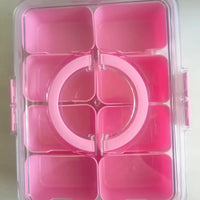 Food Stoarge Tray With Lid Capartments