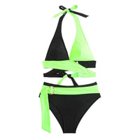 Color-Blocking Bikini