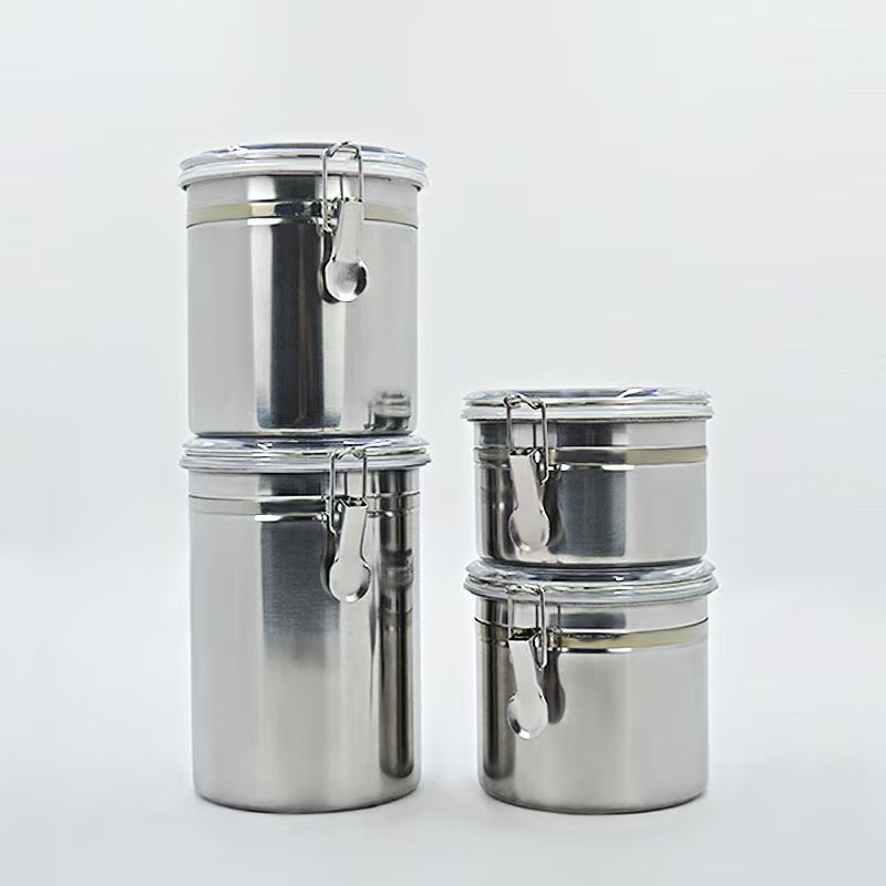 Stainless Steel Sealed Jar Four-Piece Set