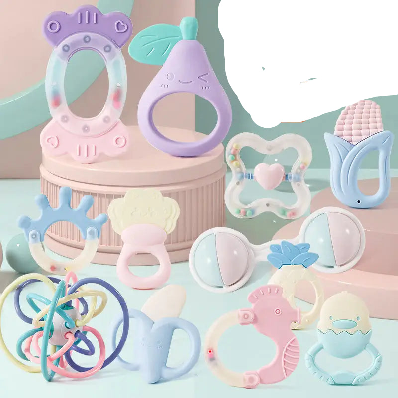 Newborn Baby Hand Rattle 16 Piece Set
