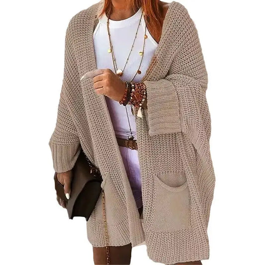 Mid Length  Knit Cardigan