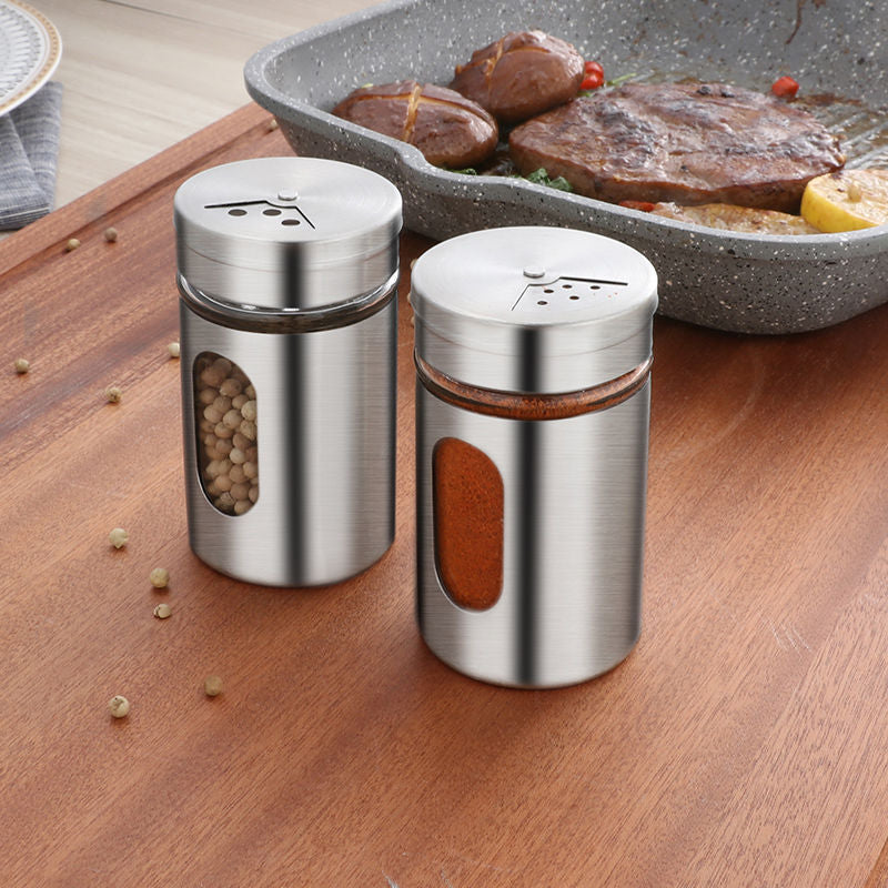Stainless Steel Seasoning Jar,