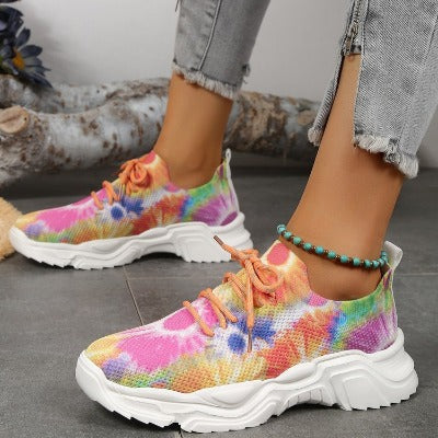 Casual Flower Sports Sneakers