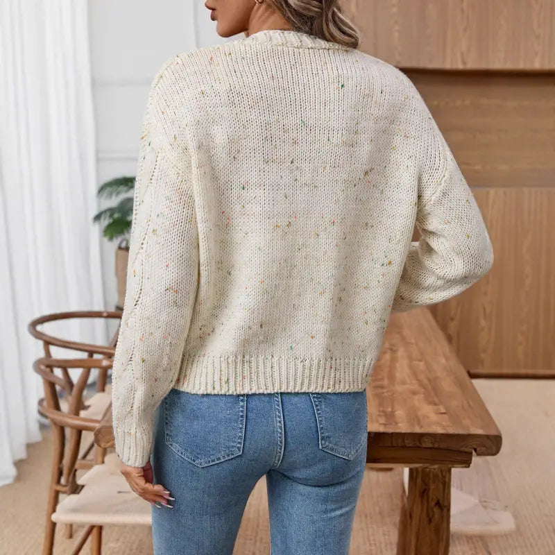 Knit Button-Down Cardigan