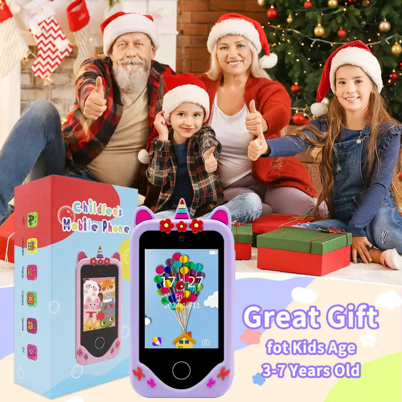 dual-Camera Touch Screen Children's Mobile Phone