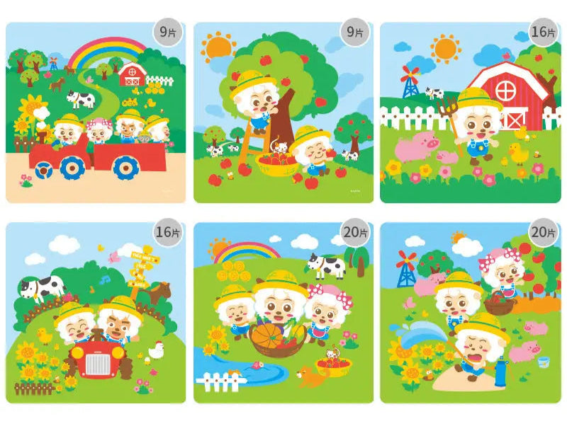 Puzzles For Young Children 1-2-3-4-5-6 years