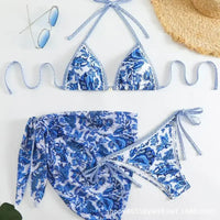 Porcelain Three Piece Bikini