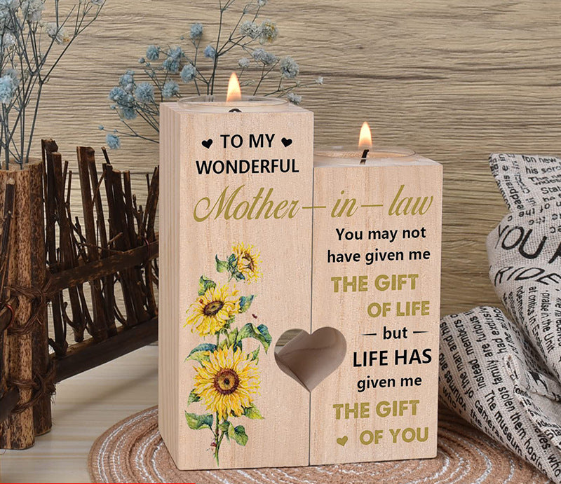 To my Mother Home Decoration Candle Holder