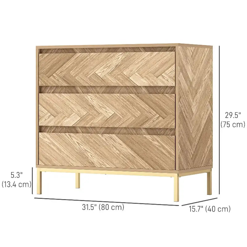Nature Wood Chest of Drawers - sleek-selections