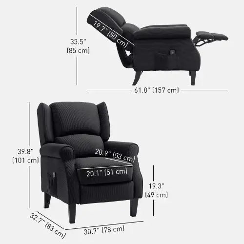 Push Back Recliner Chair - sleek-selections