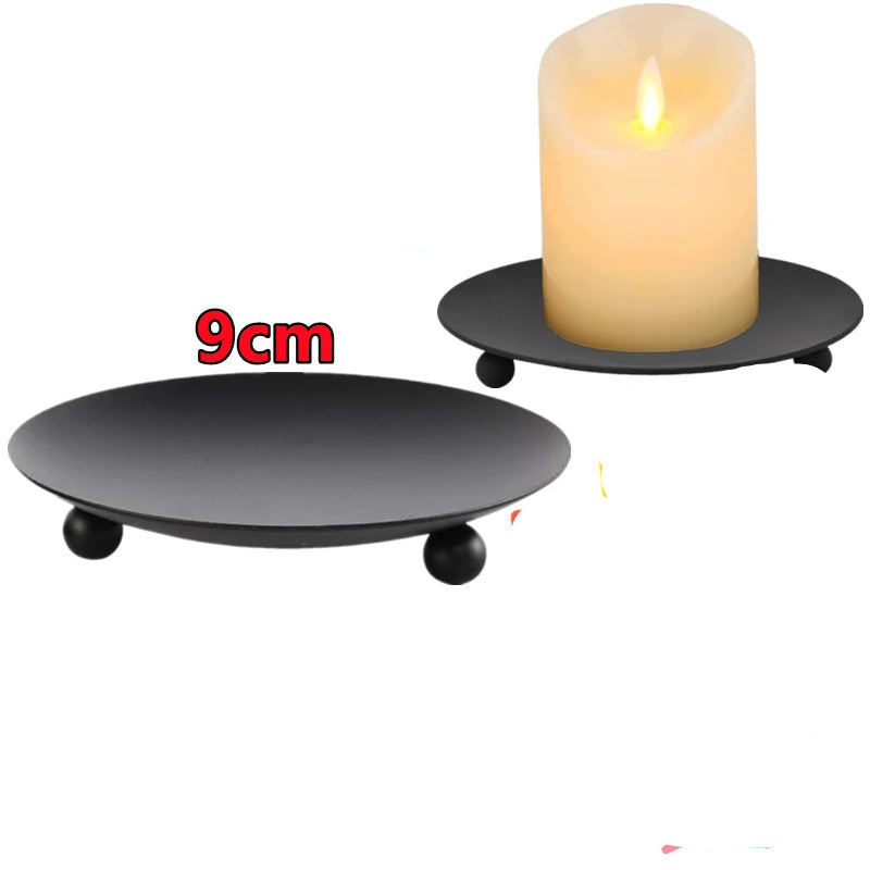 Decorative Iron Pillar Candle  Stand