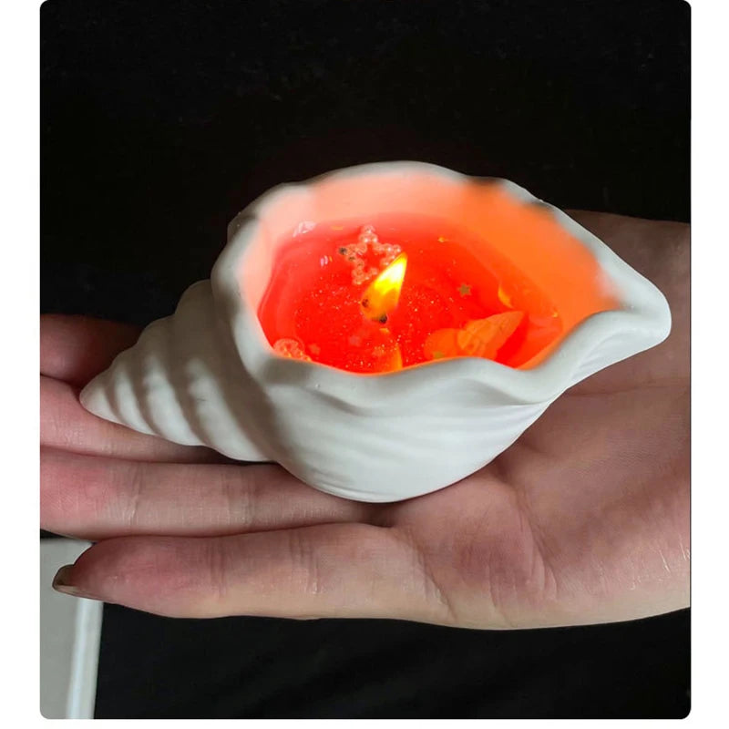 Ocean Wind Conch Aromatherapy Candle