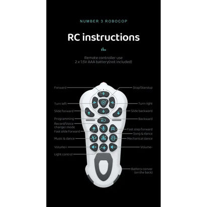 Kids 40cm Smart Remote Control Programmable Interactive Robot