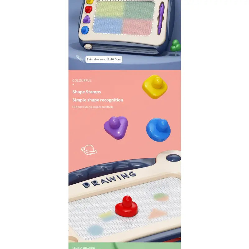 Large Magnetic Writing Board  1-3 years old