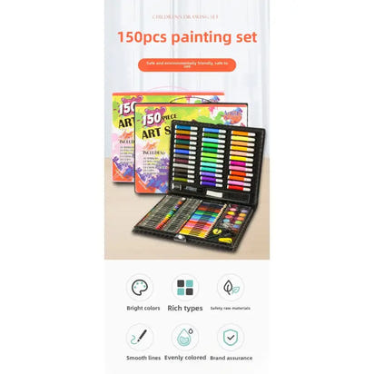 208 Piece Watercolor Children's  Painting Set