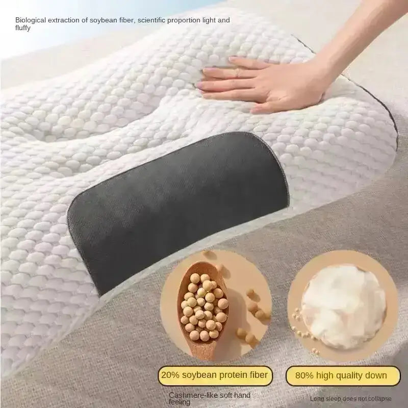 Cervical Orthopedic Soybean Fiber Memeroy Foam Pillow