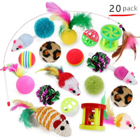 12Pcs/20 Pcs Pet Variety Cat Toy - sleek-selections