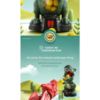 Dinosaur-themed air gun toy 