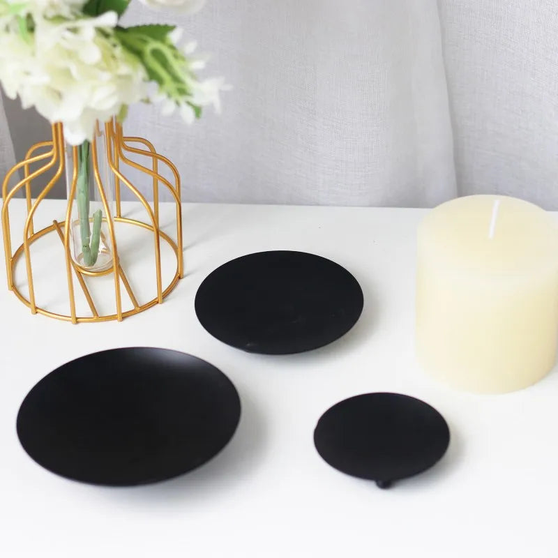Decorative Iron Pillar Candle  Stand
