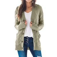 Knitwear Button Up Cardigan Stay Cozy