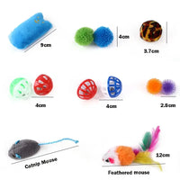 12Pcs/20 Pcs Pet Variety Cat Toy - sleek-selections