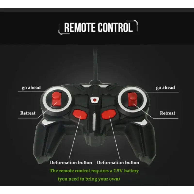 New Remote Control 2 in 1 RC Car Toy Transformation Robots Car