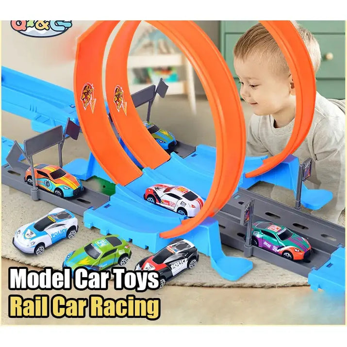 Stunt Speed Double Competition Model Racing Track