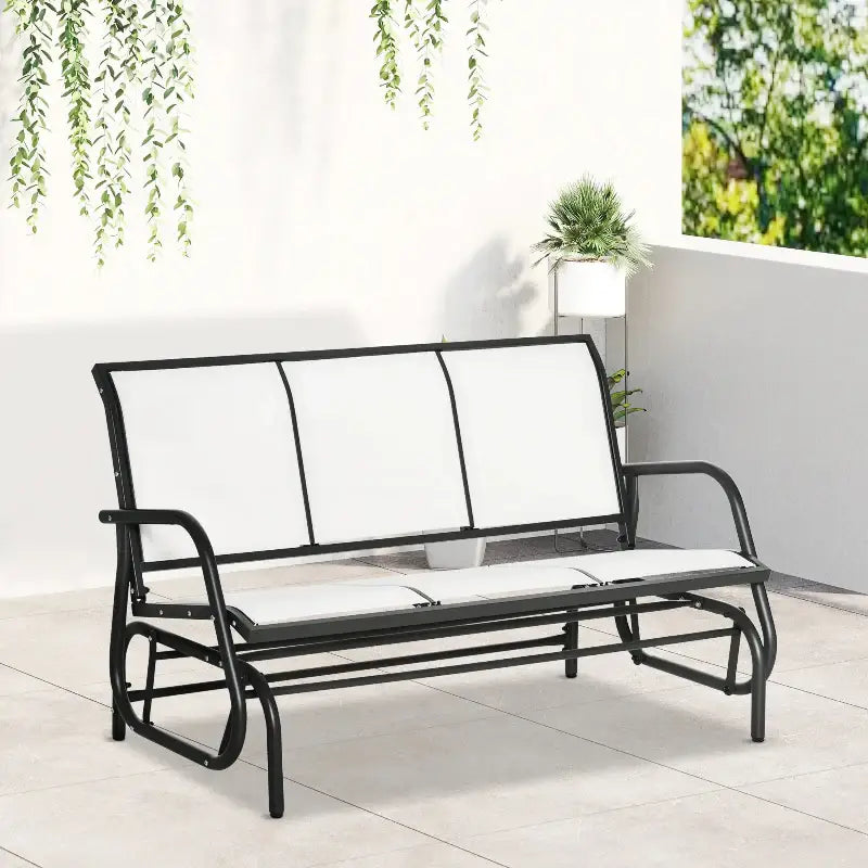 3-seat Outdoor Glider Chair - sleek-selections