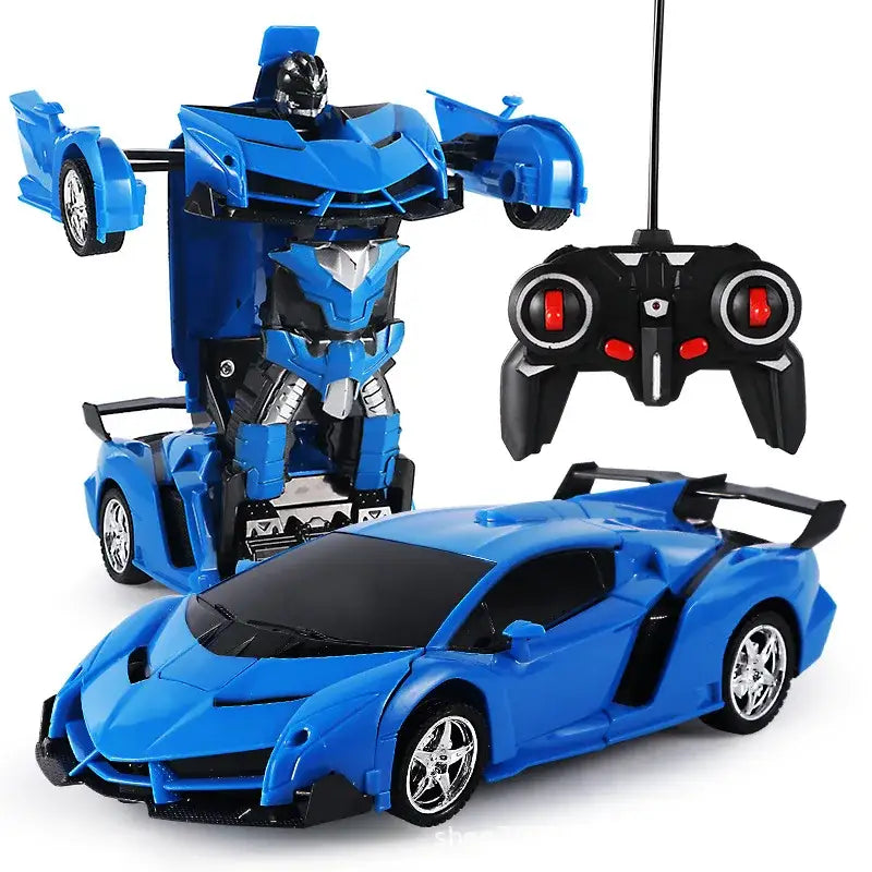 New Remote Control 2 in 1 RC Car Toy Transformation Robots Car
