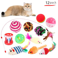 12Pcs/20 Pcs Pet Variety Cat Toy - sleek-selections
