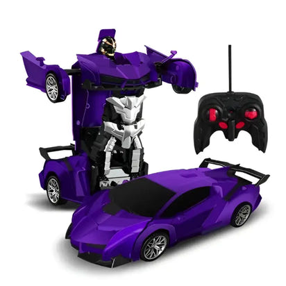 One-Touch Transformable Rechargeable Remote Control Car