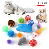 12Pcs/20 Pcs Pet Variety Cat Toy - sleek-selections