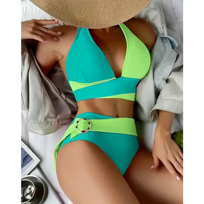 Color-Blocking Bikini