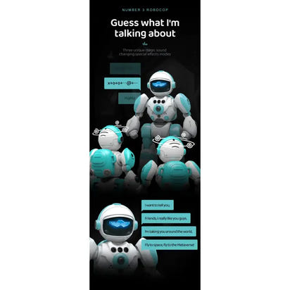 Kids 40cm Smart Remote Control Programmable Interactive Robot