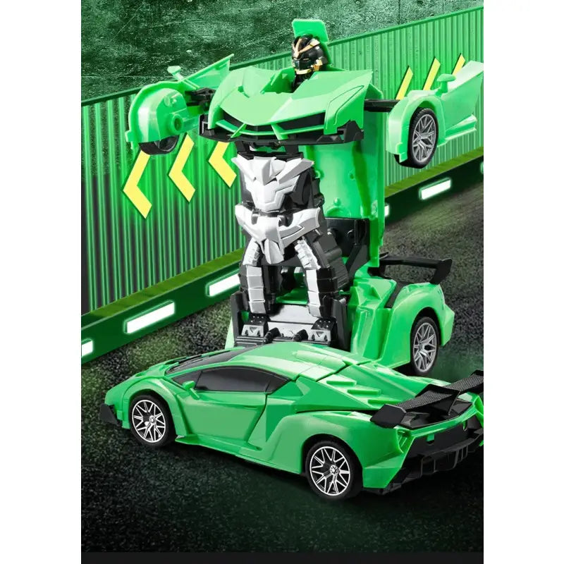 One-Touch Transformable Rechargeable Remote Control Car