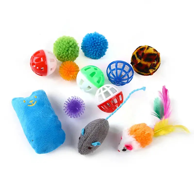 12Pcs/20 Pcs Pet Variety Cat Toy - sleek-selections