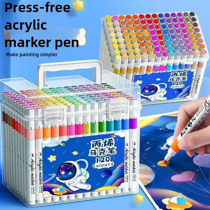120 Acrylic Markers