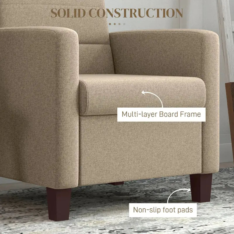 Fabric Accent Chair - sleek-selections