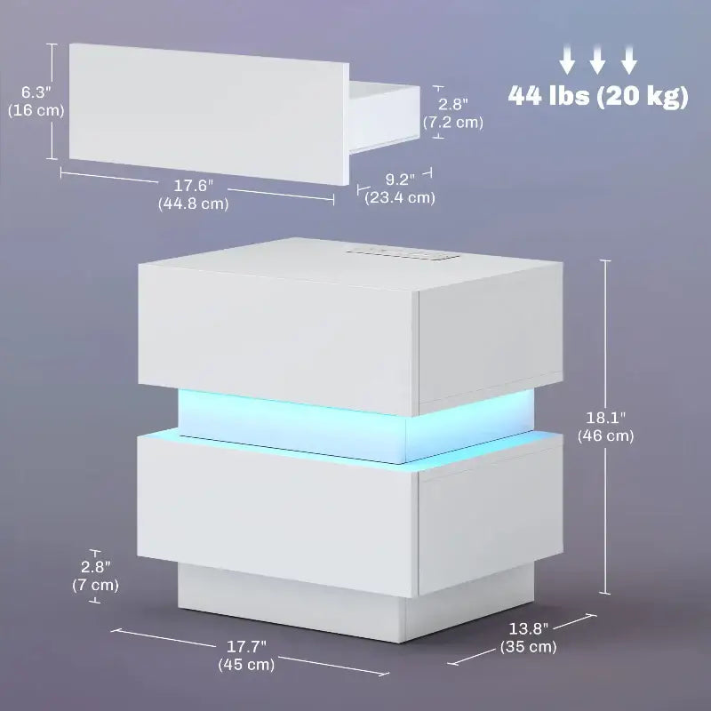 Modern Nightstand - sleek-selections