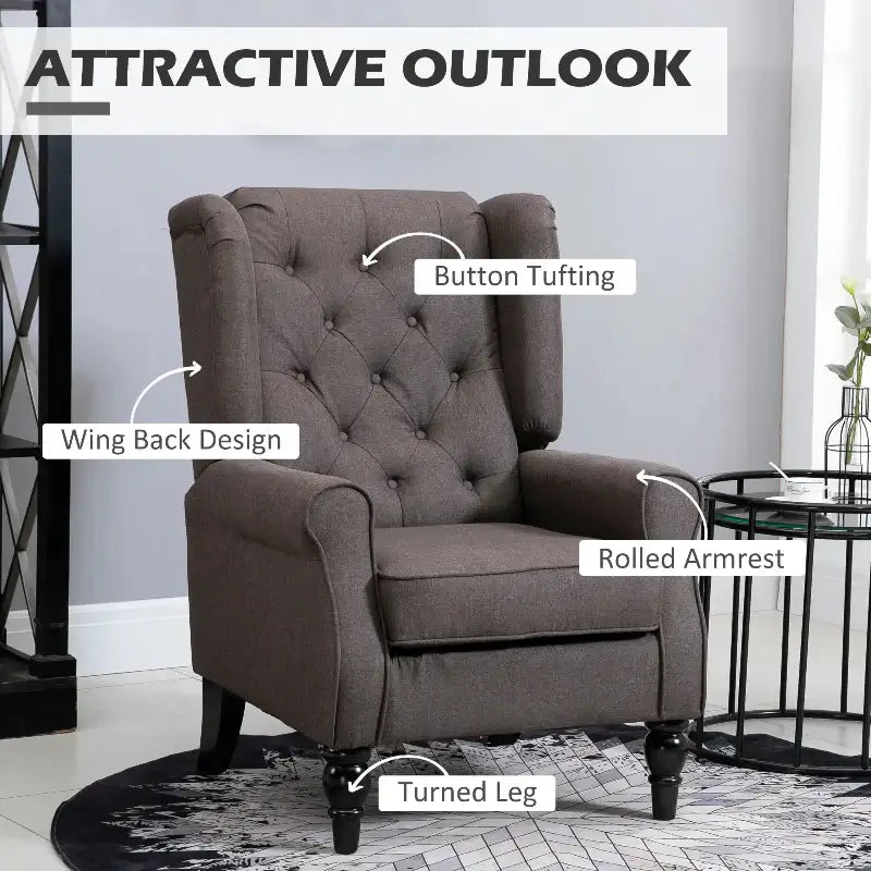 Fabric Accent Chair - sleek-selections