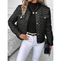 Black Cotton Short Jacket