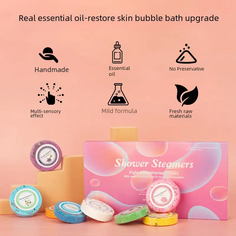 Shower steamer aromatherapy set.